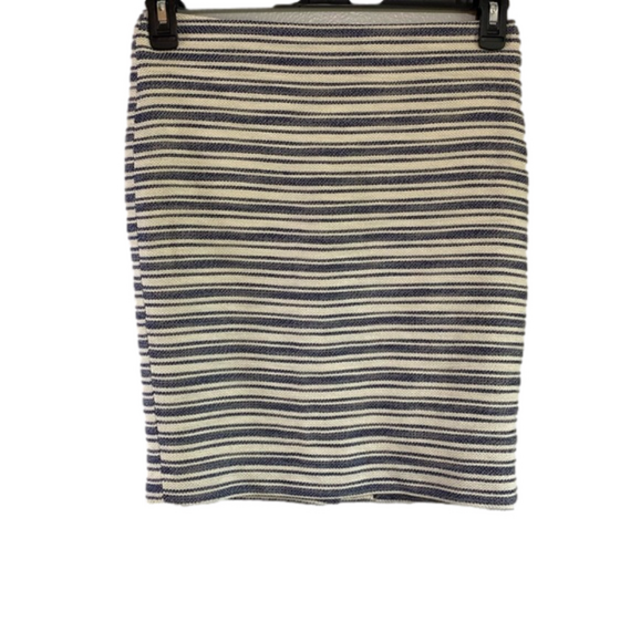 Ann Taylor 2PC Boatneck Blue & Ivory Top SZ XXS With Matching Skirt 2P SKU0642 - Picture 15 of 17